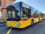 PostAuto MB C2 K '10692'  AG 6042   Anglikon  vom PU Geissman Bus AG, Hägglingen am 24.3.21 beim Bahnhof Wohlen.