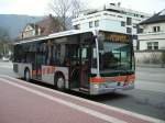 Ein Citaro K von Mayer Reisen in Neckargemünd Bhf am 23.01.11