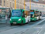 Graz. Einer der ältesten Busse bei der Firma Gersin ist ein Mercedes-Sprinter der älteren Generation. Am 08.01.2022 konnte ich ihn am Jakominiplatz ablichten.