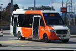 tpg - Mercedes Sprinter Nr.2082 unterwegs auf der Linie 59 vor den Flughafen in Genf am 29.03.2026