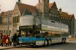 Aus dem Archiv: Neoplan N 4032/4 Megashuttle  Chemnitzer Verkehrs AG , März 1996 Chemnitz
