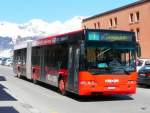 Stadtbus Chur - Neoplan  GR 84595 unterwegs auf der Linie 1 in Pontresina am 07.04.2010