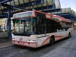 Bogestra Neoplan, Linie 356 von Bochum Hbf. nach Bochum Stiepel,
Stiepel Dorfkirche.(02.03.2008)