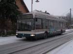 Agora CNG Nr 710 in Entzheim unter dem Schnee am 11/02/2010