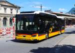 Postbus Scania Citywide am 07.07.26 in Chur Bahnhof 