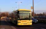 Ein Scania-Hess der Firma Behrendt, aus Kloster Lehnin in Brandenburg auf der Schnellstraße zum Hauptbahnhof.