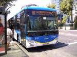 Tata Hispano Intea LE, Firma LLorente Bus, Wagen 233, in Benidorm an der Costa Blanca am 14.08.2013
Die Firma LLorente Bus hat 5 Intea LE mit den Wagennummern 232 bis 236 im Busbestand. Baujahr 2012.