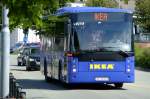 Die Schwedische IKEA ist auch im Nachbarland gut vertreten - in Trondheim sogar mit eigenem Shuttlebus. Aufnahme am 2.7.2010 beim Bahhnhof.