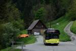 Rheintal Busverkehr Lustenau im Auftrag des Landbus Unterland, Solaris Urbino 8.9 LE (DO-912DR) am 23. Mai 2015 in Ebnit Kirche. 