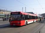 BSAG-Wagen 4203, Solaris Urbino 12 als 20 Hohweg am Hauptbahnhof, 29.03.14