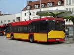 Neuer HSB Solaris Urbino 12 Wagen 17 am 10.03.16 in Hanau von hinten