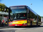 HSB Solaris Urbino 18 Wagen 82 Downside am 16.08.16 in Hanau Hauptbahnhof