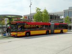HSB Solaris Urbino 18 Wagen 81 am 01.09.16 in Hanau Freiheitsplatz auf der Linie 2
