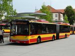 HSB Solaris Urbino 18 Wagen 72 am 01.09.16 in Hanau Freiheitsplatz auf der Linie 2