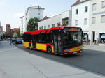 HSB Solaris Urbino 12 Wagen 17 am 09.09.16 in Hanau Freiheitsplatz