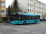 VGF/ICB Solaris Urbino 12 Wagen 202 am 18.02.17 in Frankfurt am Main