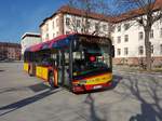 HSB Solaris Urbino 12 Wagen 18 am 16.03.17 in Hanau Freiheitsplatz