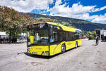 Ein New SOLARIS Urbino 10,5 von POSTBUS, hält am 10.5.2017 in der Haltestelle Lienz Bahnhof.
Unterwegs war der Bus auf der Linie 6 (Lienz Michaelsplatz - Gaimberg - Lienz Bahnhof).