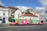 Serbien / Stadtbus Belgrad / City Bus Beograd: Solaris Urbino 18 - Wagen 3112 der GSP Belgrad, aufgenommen im Juni 2018 am Slavija-Platz (Trg Slavija) in Belgrad.