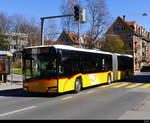 Postauto - Solaris Urbino  BE 823685 unterwegs auf der Linie 102 in der Stadt Bern am 16.03.2019