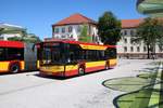 HSB Solaris Urbino 12 Facelift Wagen 24 am 28.06.19 in Hanau Freiheitsplatz 