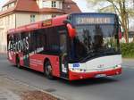 Solaris Urbino 12 von Regionalbus Rostock in Güstrow am 18.10.2017