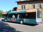 Solaris Urbino 12 von Omnibus-Verkehr Ruoff in Leonberg am 21.06.2018