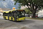 Solaris Urbino von Postbus (BD-14328) als Schienenersatzverkehr für die Karwendelbahn in der Anton-Eder-Straße in Innsbruck. Aufgenommen 3.6.2020.