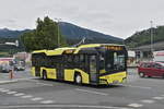 Solaris Urbino von Postbus (BD-14329) als Schienenersatzverkehr für die Karwendelbahn in Innsbruck, Egger-Lienz-Straße.