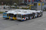 31.03.2019 | Berlin-Marzahn | BVG | B-V 4311 + B-V 4156 + B-V 4223 | Solaris Urbino 18 |