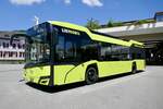 Solaris Urbino 12 IV 526 von LIE Mobil am 11.6.22 bei der Tag der offenen Tür von Rheintal Bus in Altstätten SG.