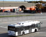 Solaris Urbino 12 als Hafenbus am 20.10.22 in Ystad