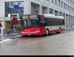 Stadtbus Winterthur - Solaris Urbino Nr.229 ZH 700229 unterwegs bei leichtem Schneefall in Winterthur am 2023.01.22