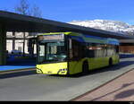 LieMobil - Solaris Urbino FL 40200 unterwegs auf der Linie 13 in Schaan am 27.12.2023