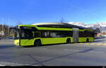 LieMobil - Solaris Urbino FL 40230 unterwegs auf der Linie 11 in Schaan am 27.12.2023