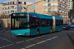 ICB Solaris Urbino 18 Wagen 462 am 24.01.26 auf der Linie 80 in Frankfurt am Main