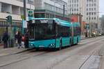 ICB Solaris Urbino 18 Wagen 468 am 07.02.26 min Frankfurt am Main
