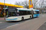 Omnibusbetrieb Keller Solaris Urbino 18 im Auftrag der ICB als SEV für die U7 am 13.03.26 in Frankfurt am Main