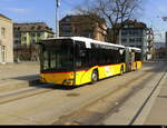 Postauto - Solaris Urbino AG 6180 unterwegs in der Stadt Zürich am 14.03.2026