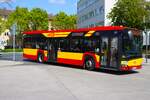 HSB Solaris Urbino 12 Wagen 42 am 14.04.26 in Hanau Freiheitsplatz