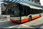 AMSA - Solaris Urbino Nr.13 TI 236113 unterwegs auf der Linie 2 in Chiasso am 18.04.2026