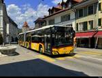 Postauto - Solaris Urbino  BE 433818 unterwegs in Nidau am 26.06.2026
