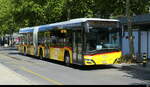 Postauto - Solaris Urbino  VD  604486 unterwegs vor dem Bahnhof in Yverdon am 27.07.2026