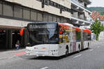 MAN Lions City 182, auf der Linie 2, f�hrt am 08.09.2025 zur Haltestelle beim Bahnhof Baden.