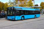 Stroh Bus Solaris Urbino am 24.10.26 in Hanau Freiheitsplatz 