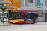Hanauer Stra�enbahn Solaris Urbino 12 Wagen 24 am 24.10.26 in Hanau Freiheitsplatz 