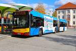 Hanauer Stra�enbahn Solaris Urbino 18 Wagen 78 am 24.10.26 in Hanau Freiheitsplatz 
