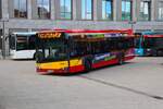 Hanauer Stra�enbahn Solaris Urbino 12 am 24.10.26 in Hanau Freiheitsplatz 