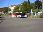 Auf diesem Foto ist ein Solaris Urbino zu sehen. Der Bus gehört der Firma Baron Reisen.Das Bild wurde am 25.09.2009 in Brebach aufgenommen.