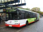 Bogestra Solaris Urbino 18, Wagen 0469, Linie 349 ,
mit Werbung von Hausrat-Versicherung-DOCURA in Ruhestellung.
(10.11.2007)
